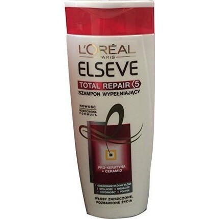 

Elseve Total Repair 5 Восстанавливающий шампунь для поврежденных волос 250мл, L'Oreal