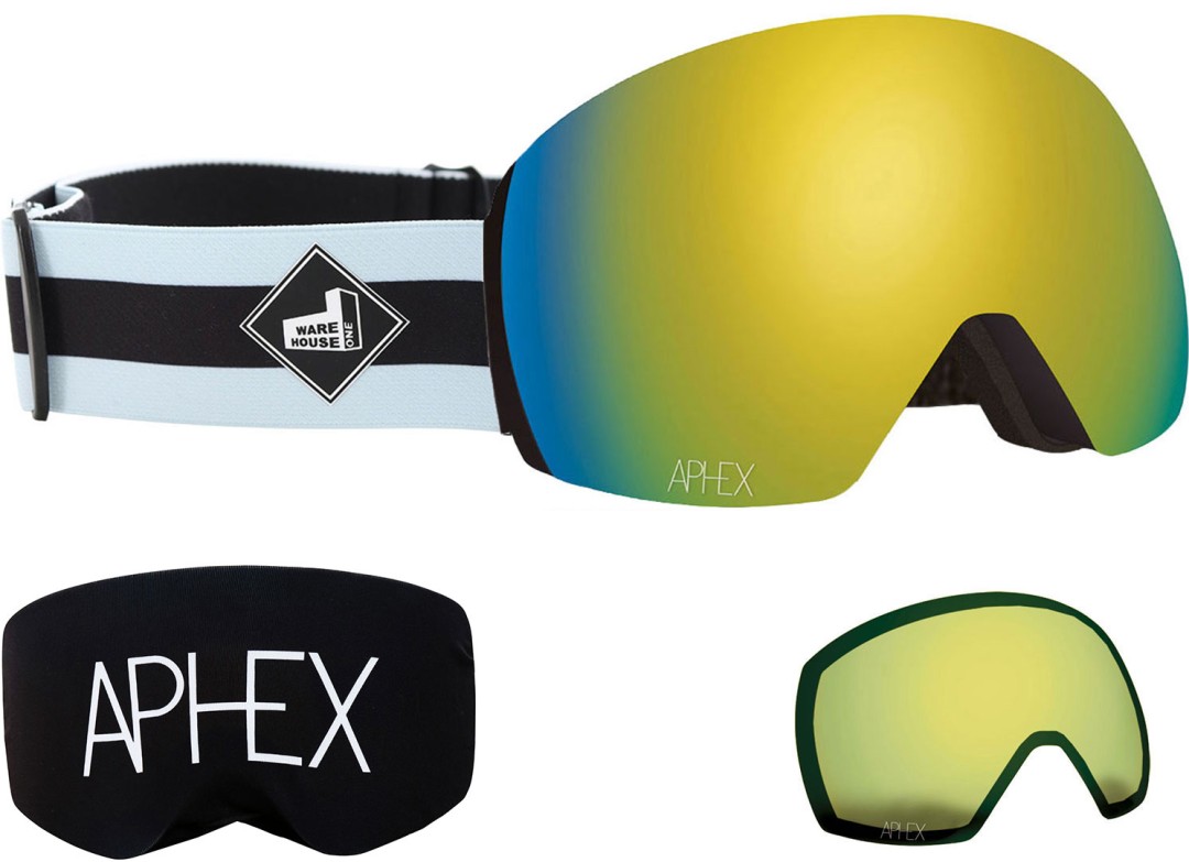 

Aphex Солнцезащитные очки Styx the one edition magnet stand up strap/revo gold + bonus lens yellow