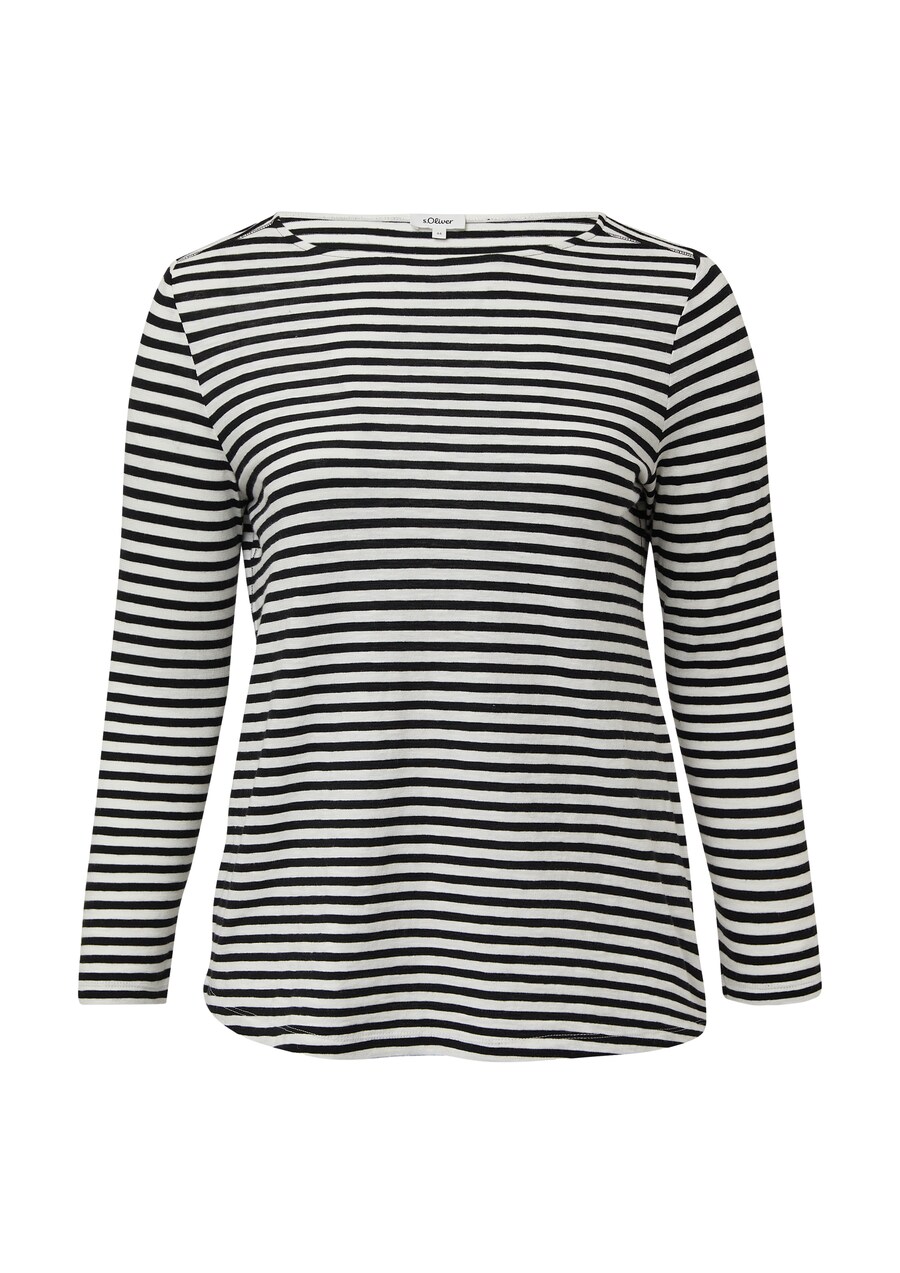 

Лонгслив s.Oliver, Black/White