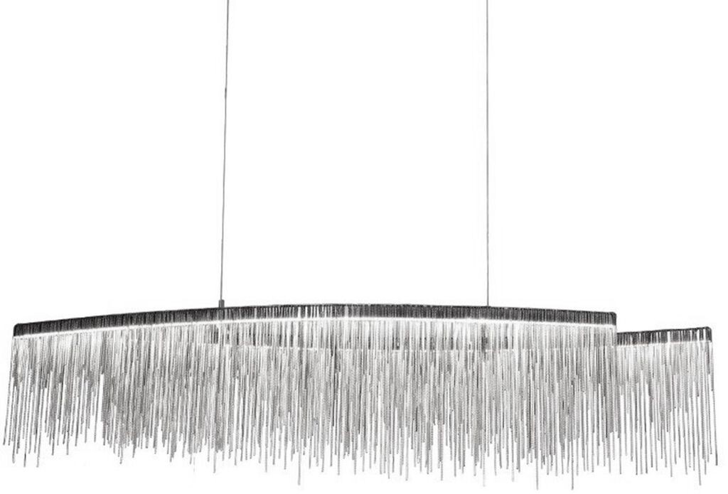 

Подвесной светильник Toollight App891-Cp Glamour Chain Led, 1 источник света, 38 Вт, 22,5x100 см, регулируемый Toolight, серебро