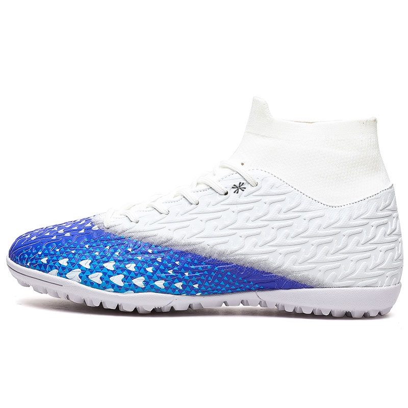 

Нескользящие, дышащие и износостойкие детские футбольные бутсы для подростков YUZHAOLIN, синий