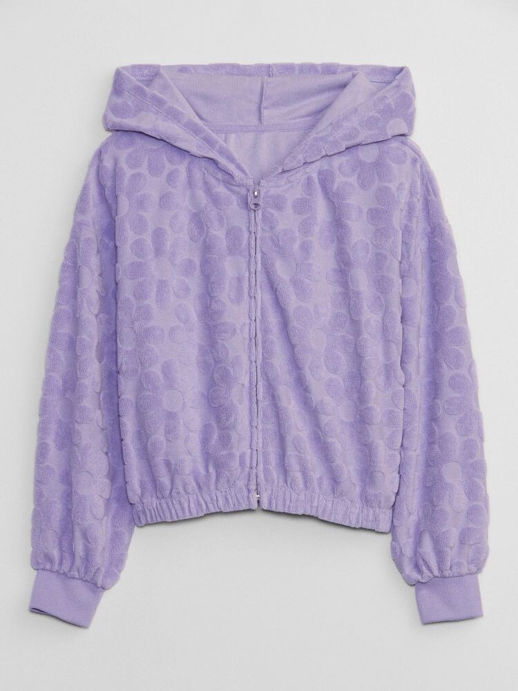 

Детская махровая толстовка Gap, фиолетовый