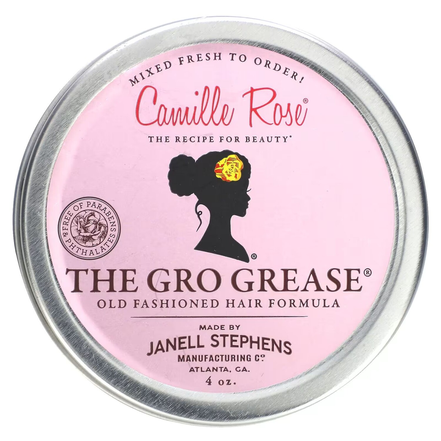 

The Gro Grease, Старомодная формула для волос, 4 унции Camille Rose