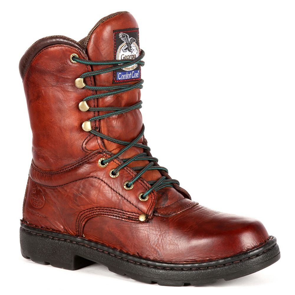 

Georgia Boots Eagle Light мужские рабочие ботинки 8, цвет Russet Wildwood