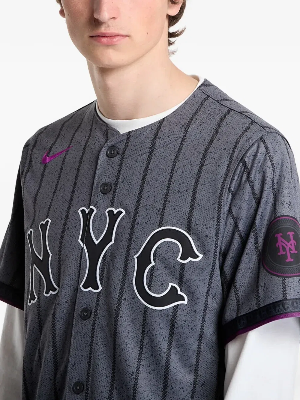 Ограниченная серия формы Nike MLB City Connect, серый — фото 4