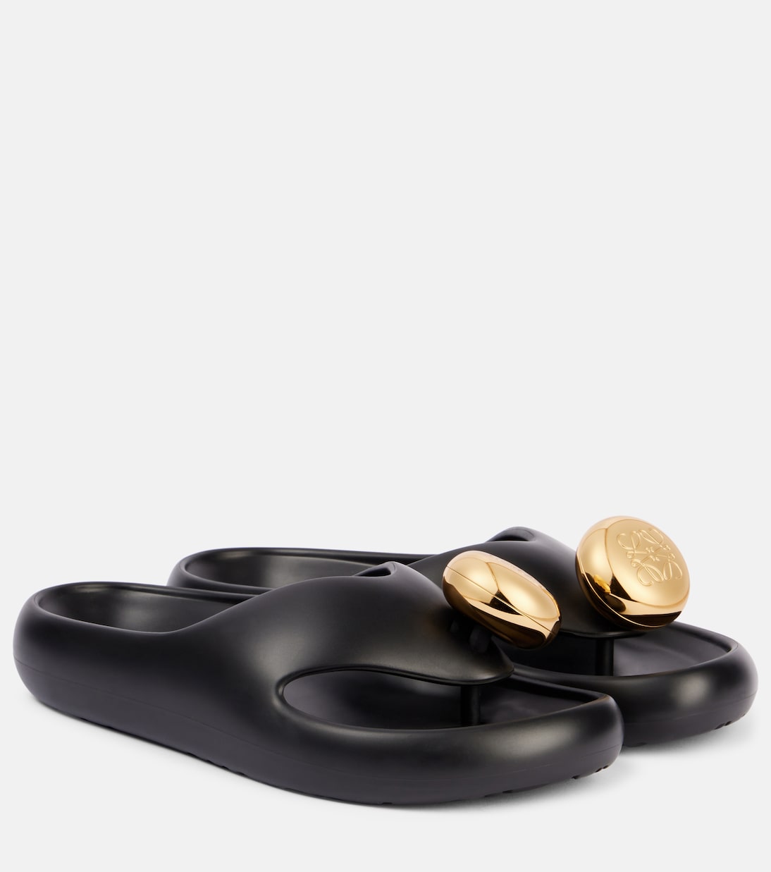 Сланцы из ПВХ Paula's Ibiza Foam Pebble Loewe, Black/ Gold