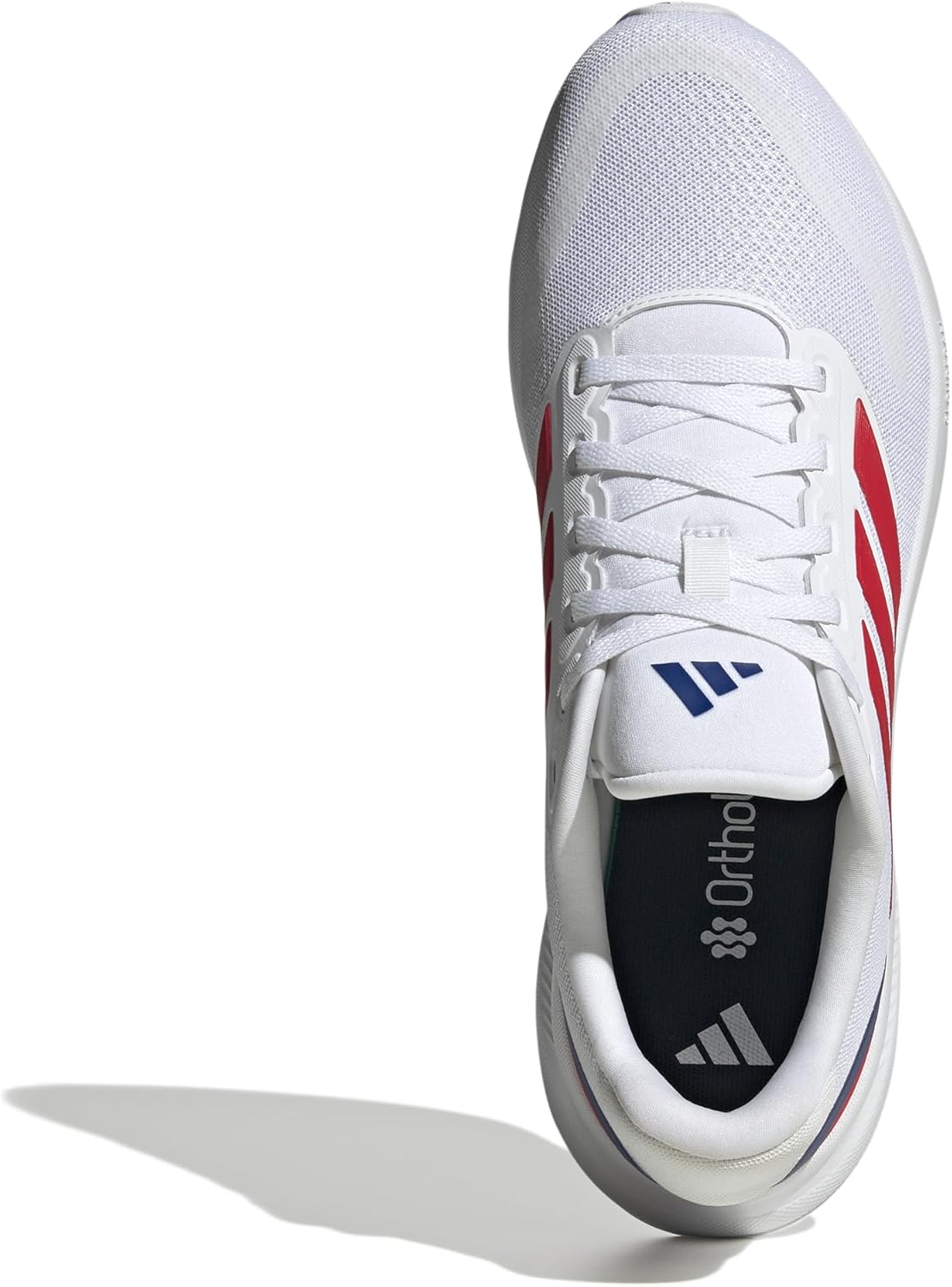 Мужские кроссовки Adidas Run Falcon 5, белый/черный/красный — фото 2