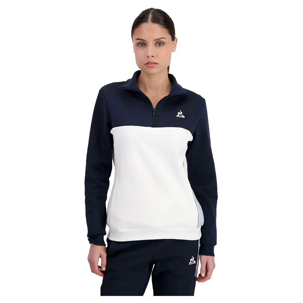 

Толстовка Le Coq Sportif Heritage N°1 half zip, синий