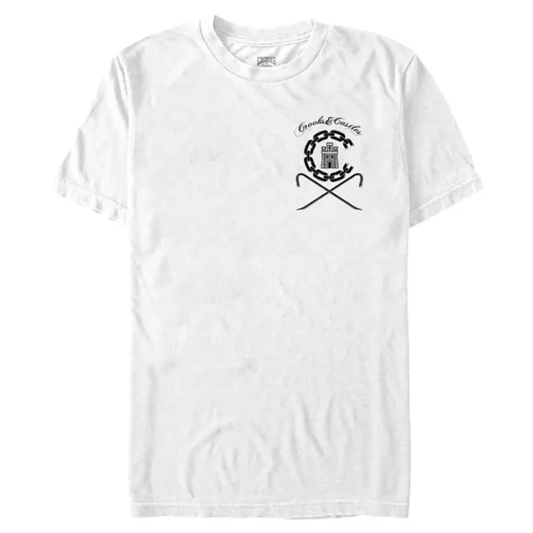 

Мужская футболка Crooks and Castle с гербом Licensed Character, белый