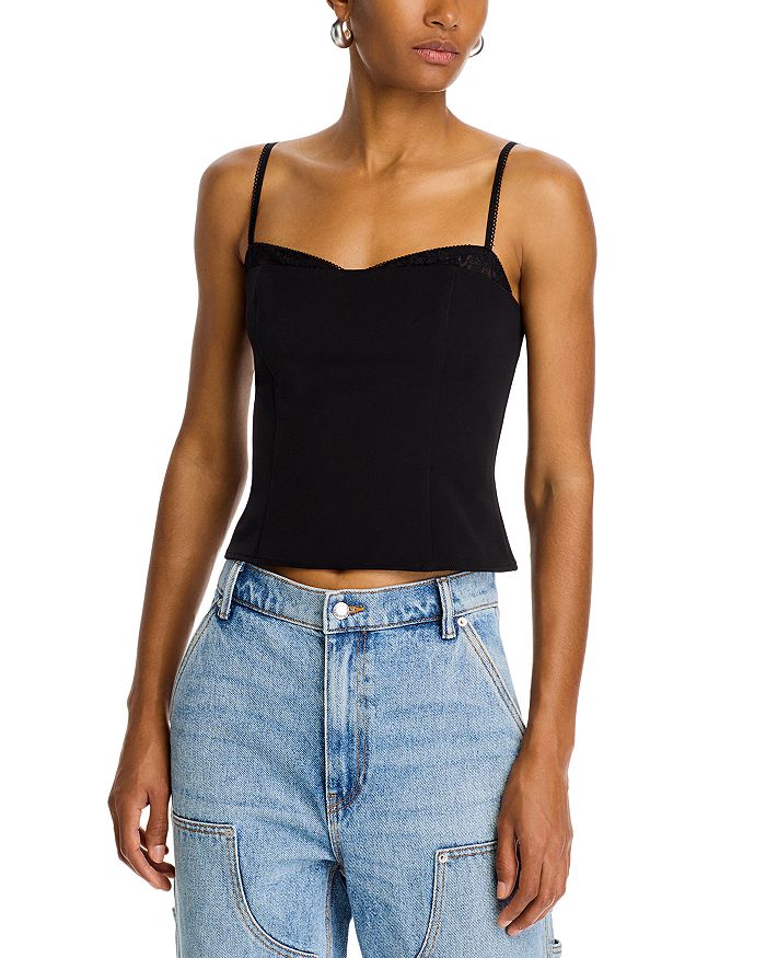 

Корсетный топ Cooper STEVE MADDEN, черный