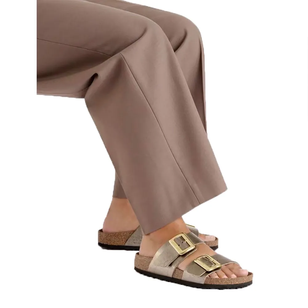 Сандалии Birkenstock Sydney Cushion Buckle Birko-Flor, коричневый — фото 3