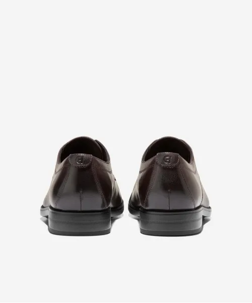 Мужские оксфорды с подошвой Grandfoam и FlexCraft Cole Haan HARMON GRAND BROWN — фото 4