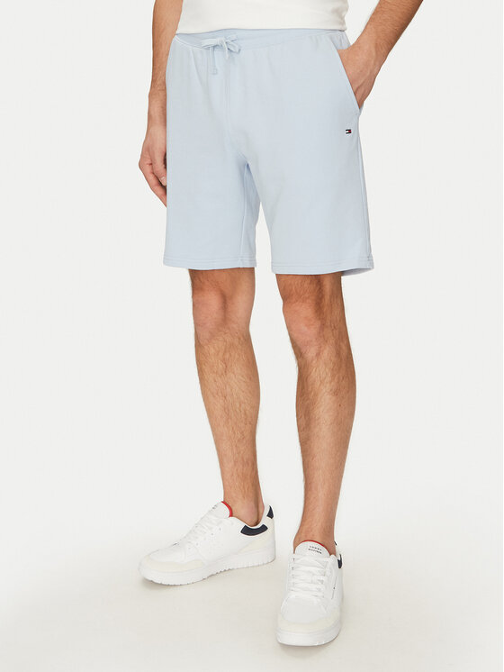 

Шорты из ткани обычного кроя Essential Terry Sweatshort MW0MW37240 Tommy Hilfiger, голубой