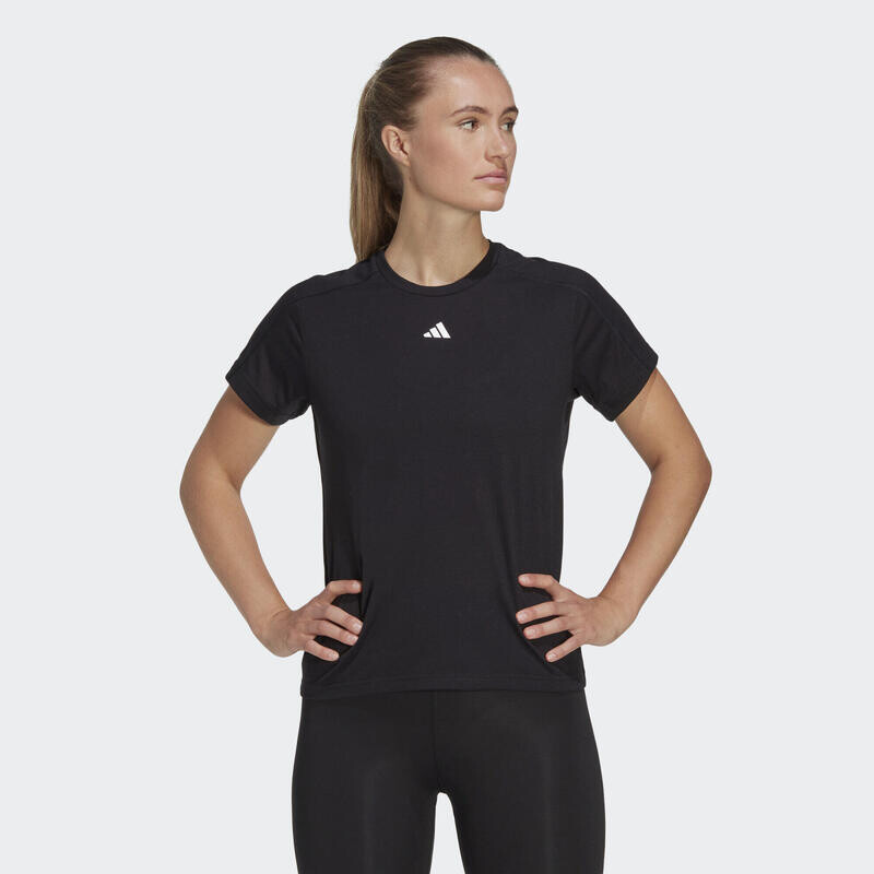 

Футболка с минималистичным брендингом AEROREADY Train Essentials ADIDAS, цвет schwarz