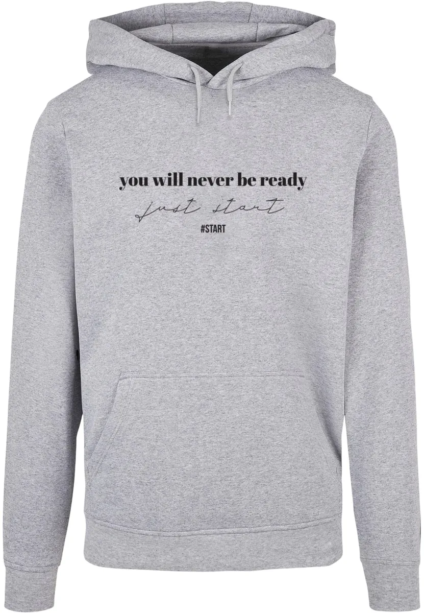 

Толстовка с капюшоном Merchcode " Merchcode Men's Just Start Basic Hoody", серый