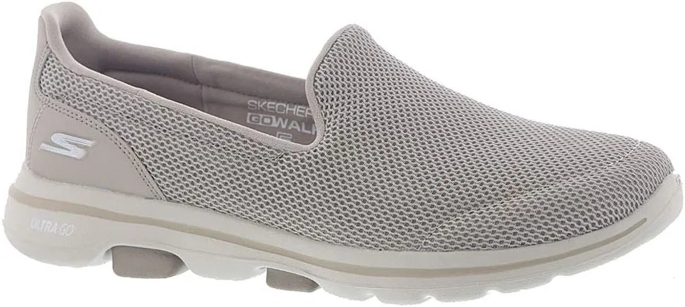 Мужские кроссовки Skechers Gowalk Arch Fit, спортивные слипоны, повседневные лоферы для походов, беговые кроссовки, коричневый — фото 3