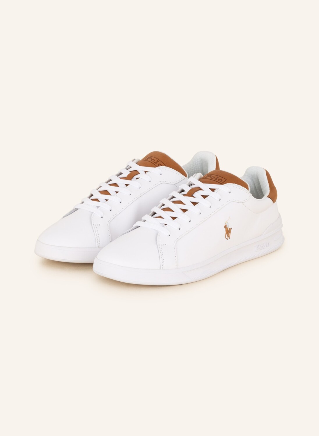 

Кроссовки POLO RALPH LAUREN, цвет WEISS/COGNAC