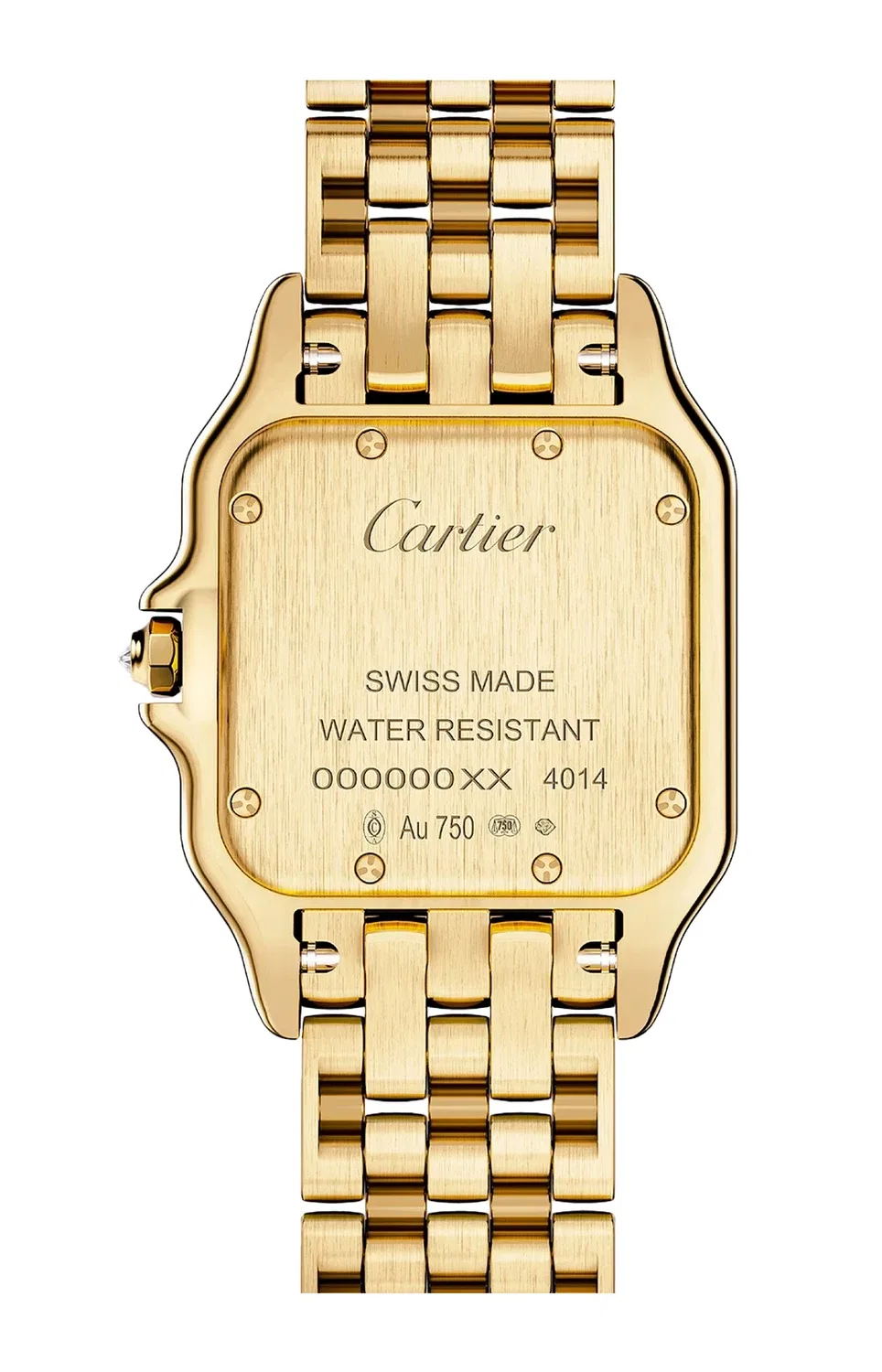 Panthère de CARTIER средняя модель, желтое золото и бриллианты, кварц - WJPN0085, золотой — фото 2