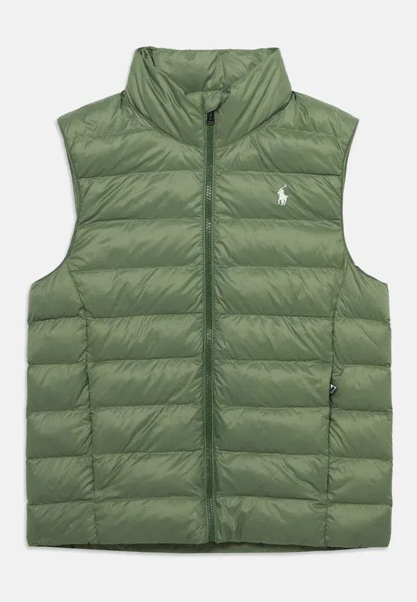 Жилет стеганый тканый Polo Ralph Lauren, зеленый — фото 3