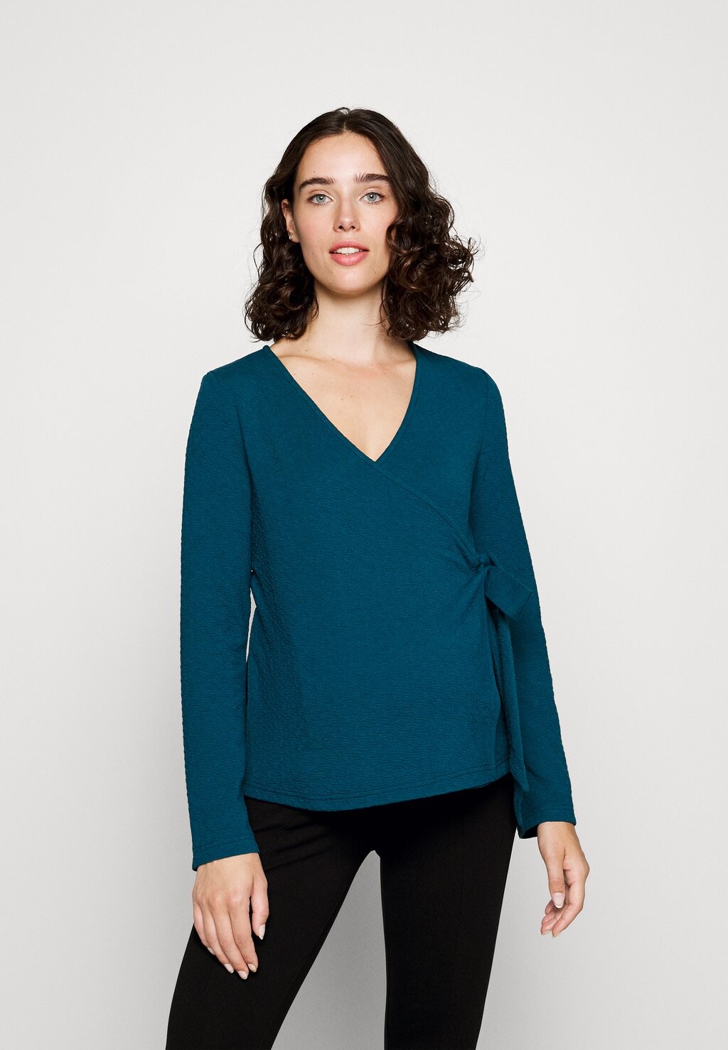 

Футболка с длинным рукавом Pmjinda Wrap Top Pieces Maternity, цвет reflecting pond