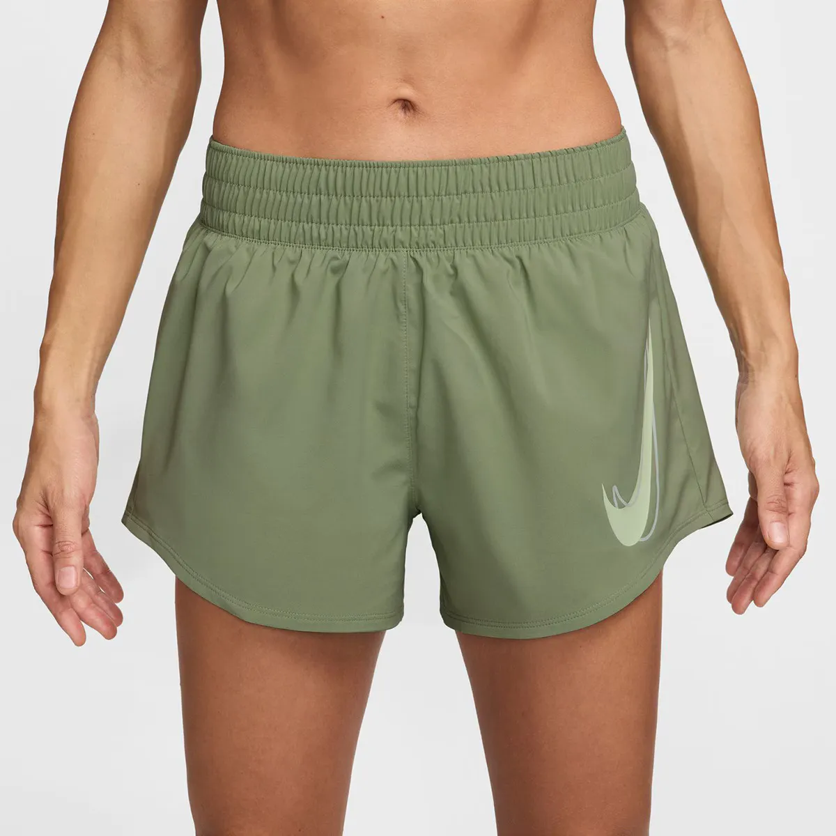 

Женские шорты Nike One Swoosh, зеленый