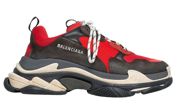 Кроссовки triple s sneaker 'bred' Balenciaga, красный — фото 2