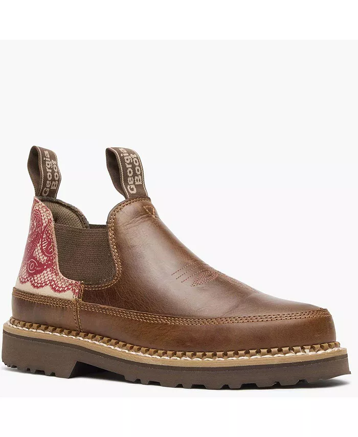 Женские туфли Romeo с кружевом и узором пейсли Georgia Boot, коричневый