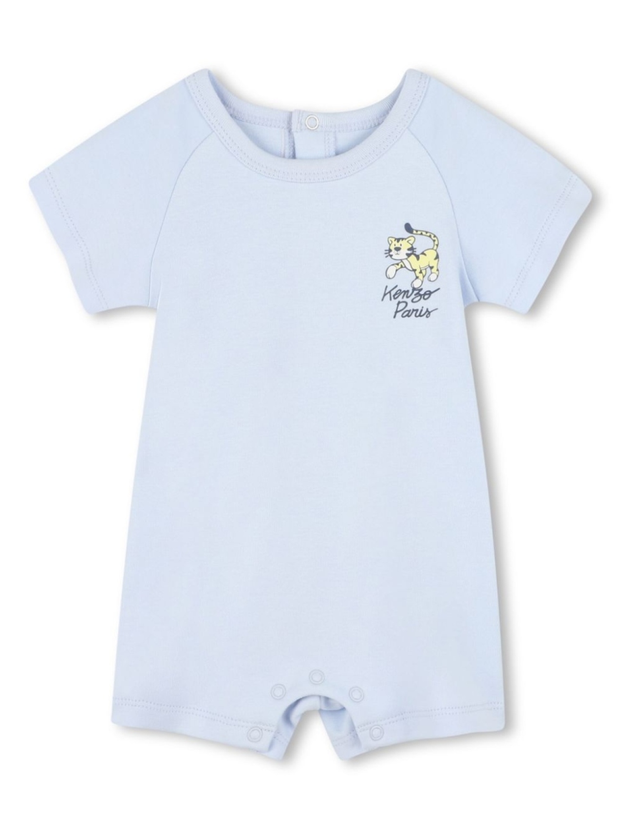 

Kenzo Kids ромпер с тигровым принтом, синий