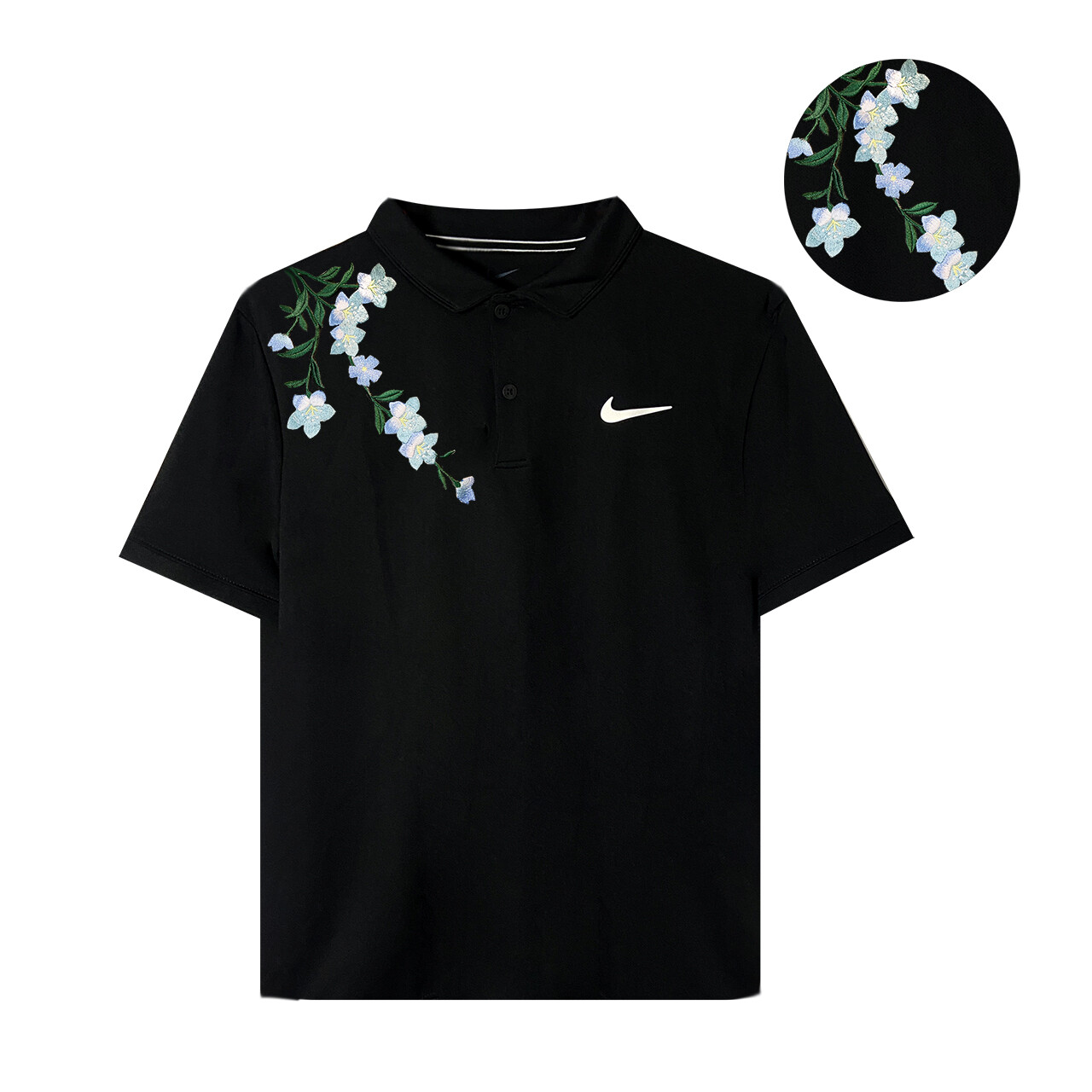 

Рубашка поло Dri-FIT Victory унисекс черная Nike, черный