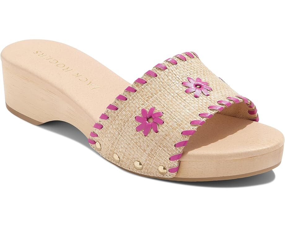 

Сандалии Jack Rogers Breakers Clog, цвет Rattan/Fuchsia