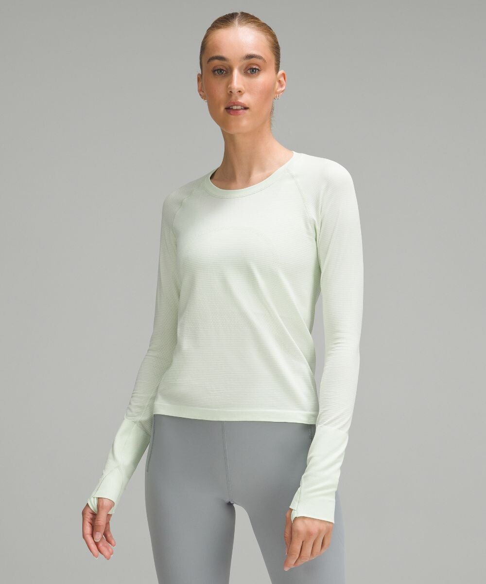 

Рубашка с длинным рукавом Swiftly Tech 2.0 Lululemon, зеленый
