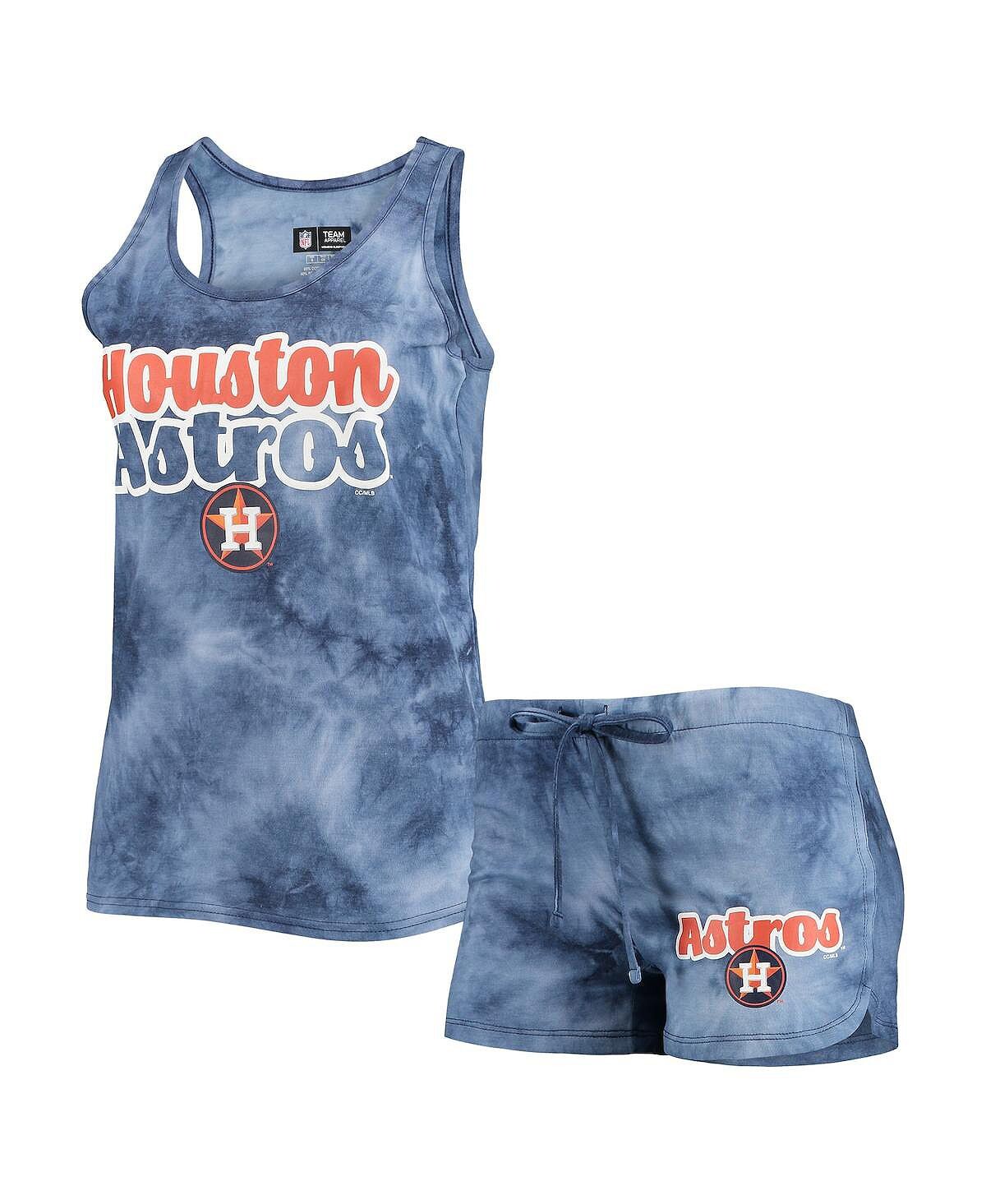 

Женский комплект из майки и шорт темно-синего цвета Houston Astros Billboard Racerback Concepts Sport, темно-синий