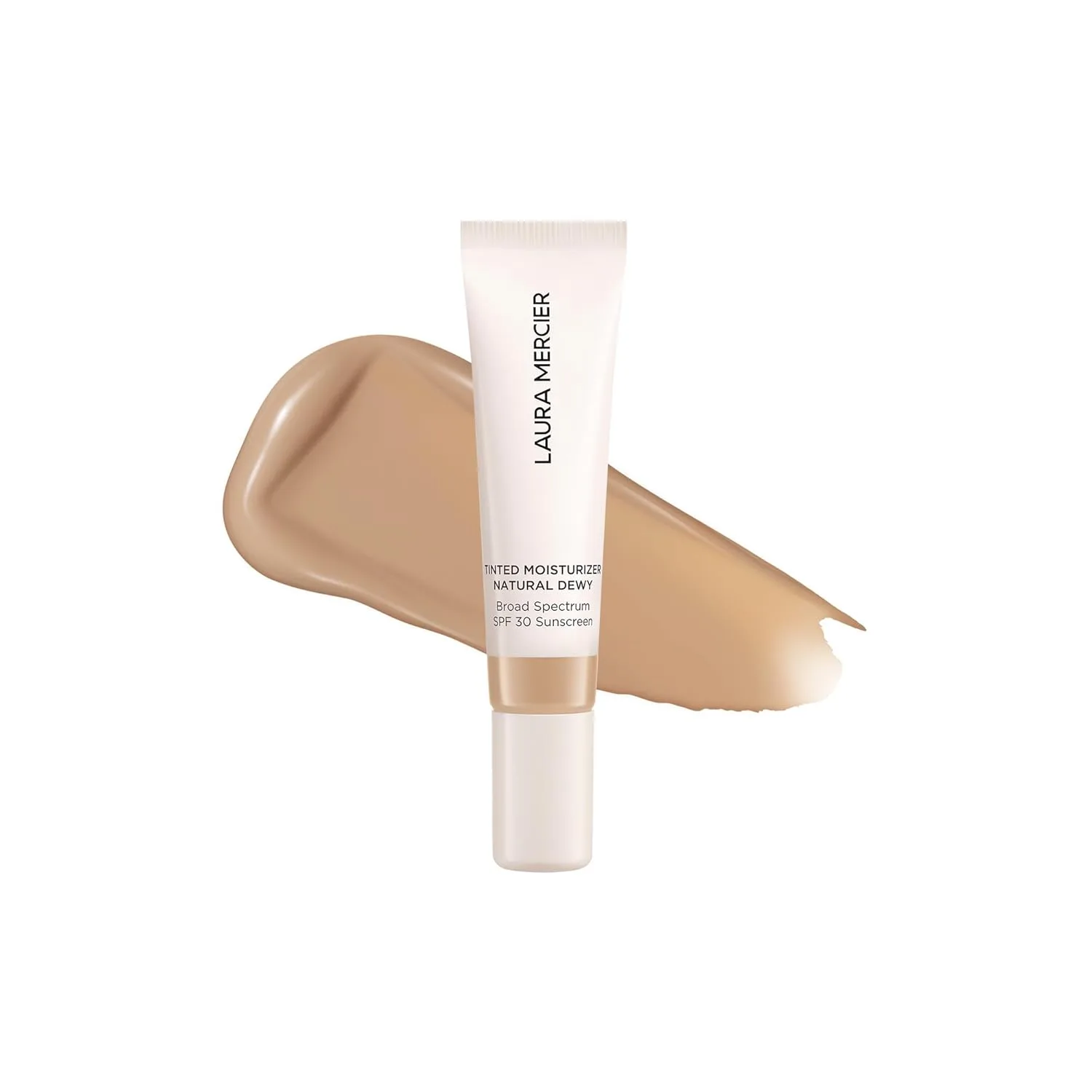 Laura Mercier Tinted Moisturizer Natural Dewy с SPF 30: 24-часовая гидратация, стойкое покрытие, легкий тонирующий эффект, сияющий финиш 14.18 г (мини), 3N Sand- Light Medium with neutral undertones