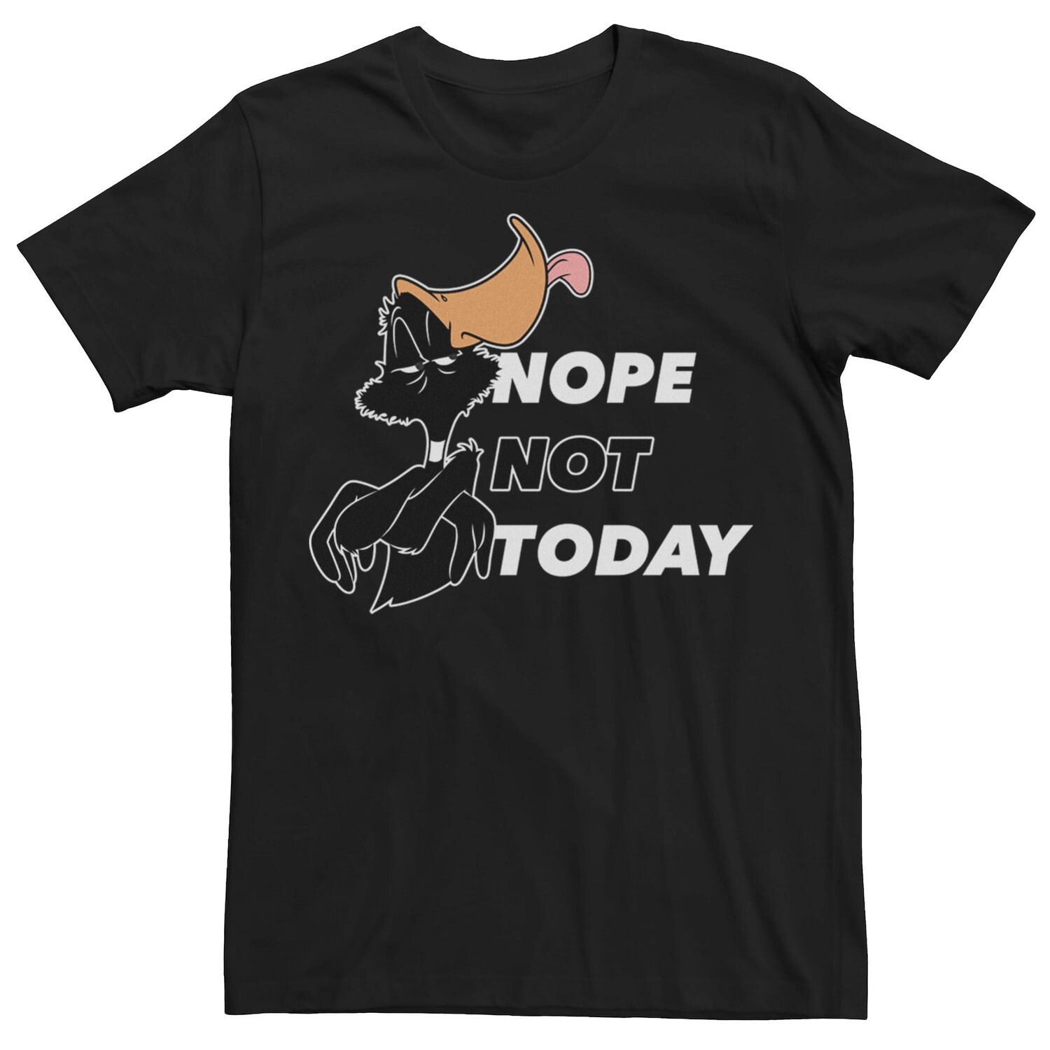 

Мужская футболка Looney Tunes Daffy Duck Nope Not Today Licensed Character