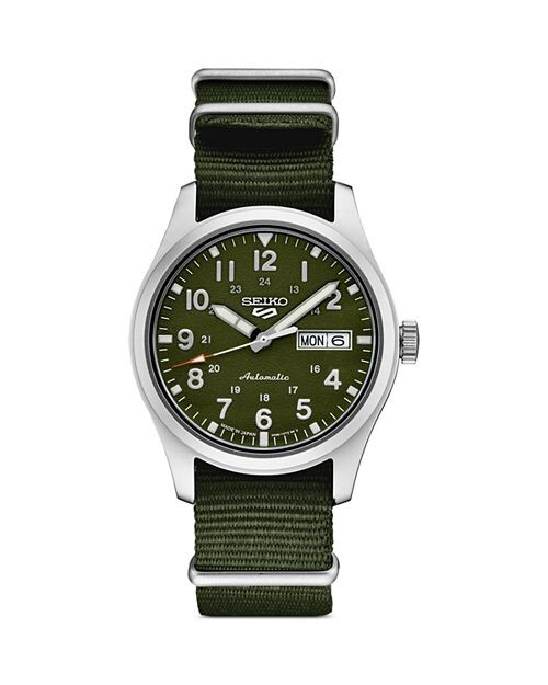 

Спортивные часы Seiko 5, 39,4 мм Seiko Watch, цвет Silver