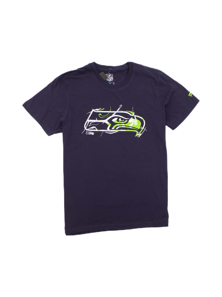 

Футболка Сиэтл Сихокс Марбл синего цвета FANATICS