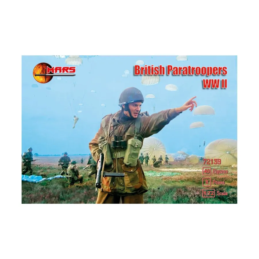 

Британские десантники времен Второй мировой войны, Historical Miniatures (1:72) (Mars Figures)