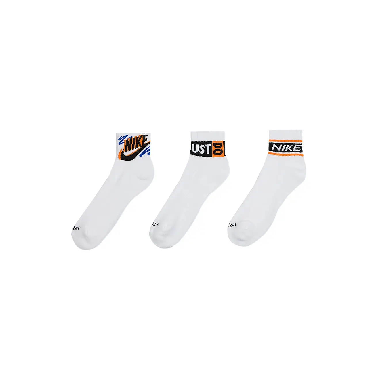

Nike Повседневные носки Dri FIT Mid Calf Unisex 3 шт мультиколор
