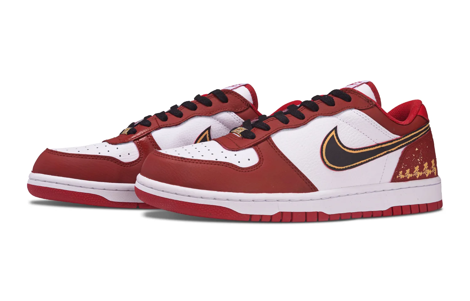 Nike Кроссовки для скейтбординга мужские низкие кожаные утепленные red — фото 4