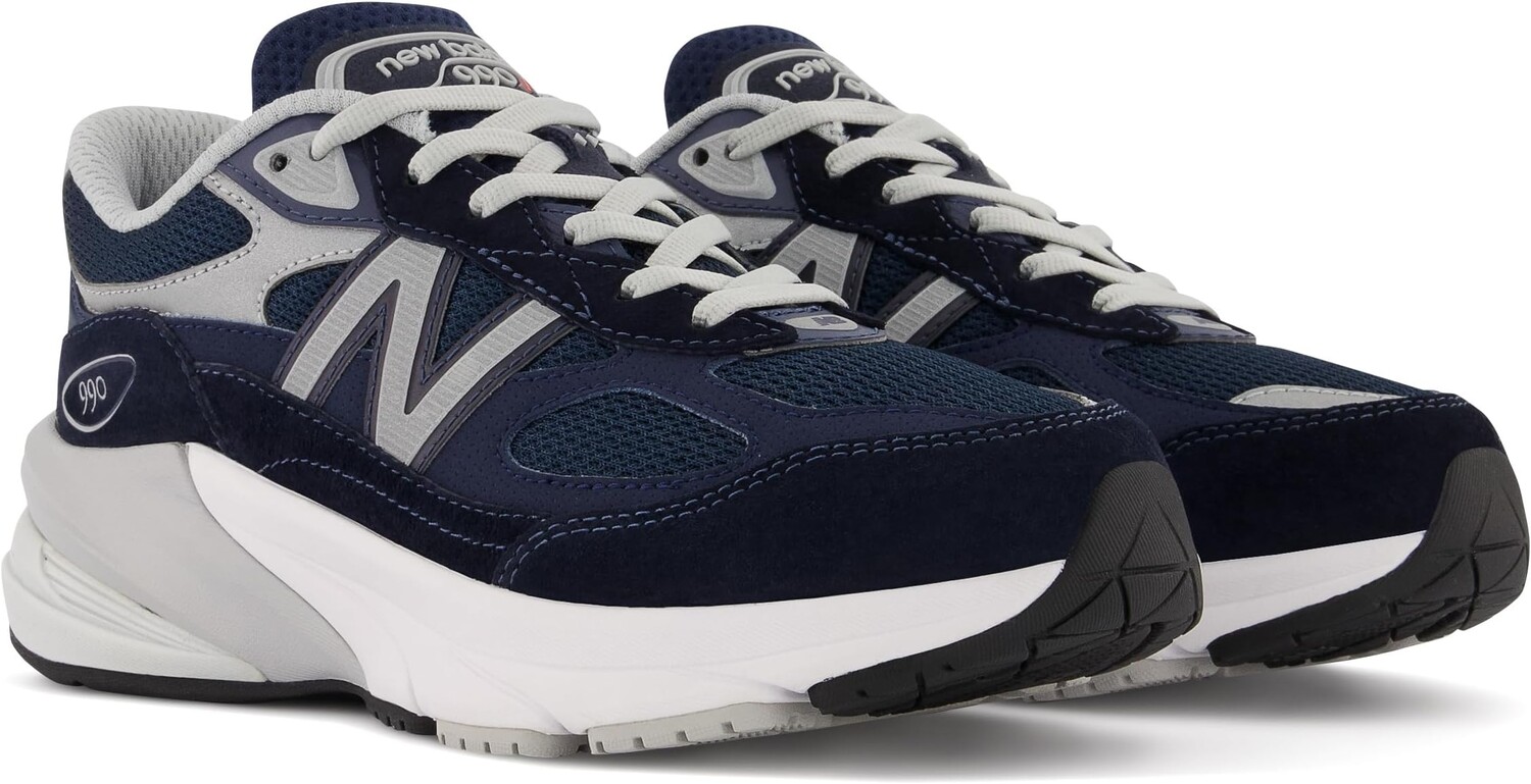 

Кроссовки 990v6 New Balance, цвет Navy/Silver