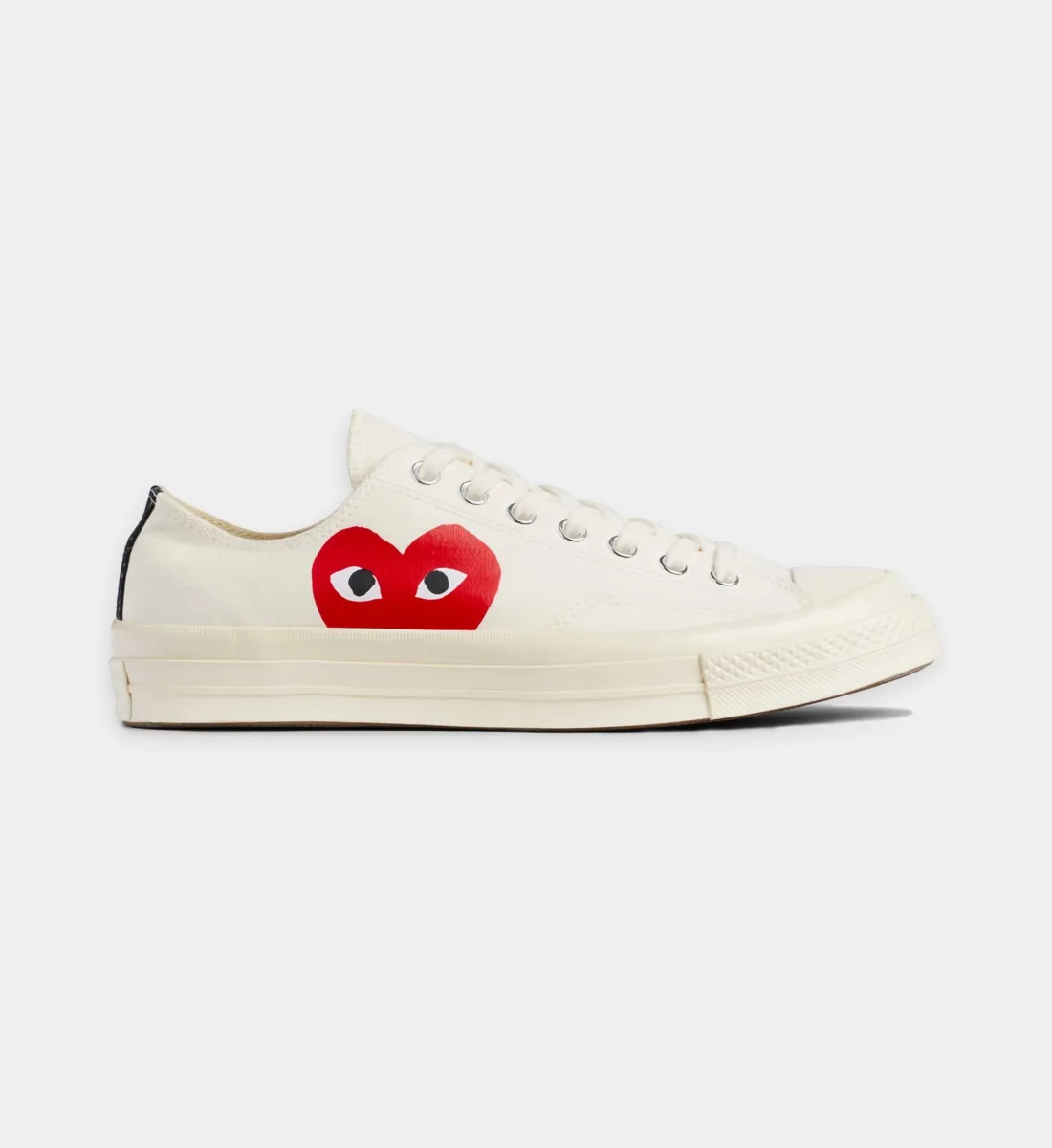 Кеды Comme des Garçons PLAY X Converse из хлопка, белый