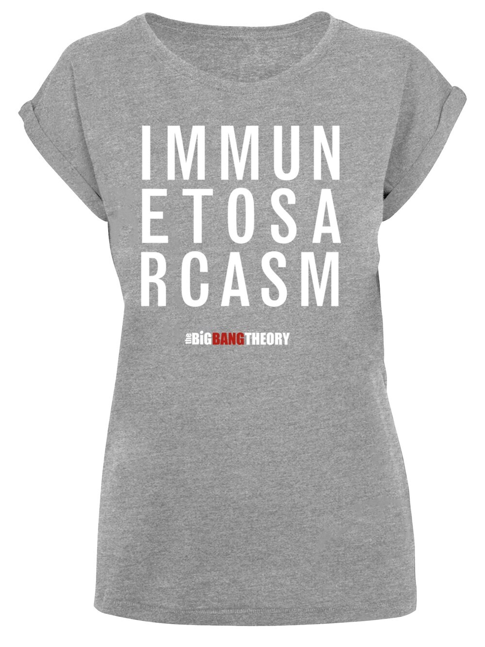 

Рубашка F4Nt4Stic Immune To Sarcasm, пестрый серый