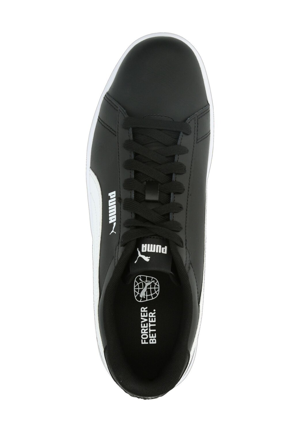 Кроссовки Smash v2 L, кожаные, мужские PUMA, цвет Puma Black Puma — фото 2