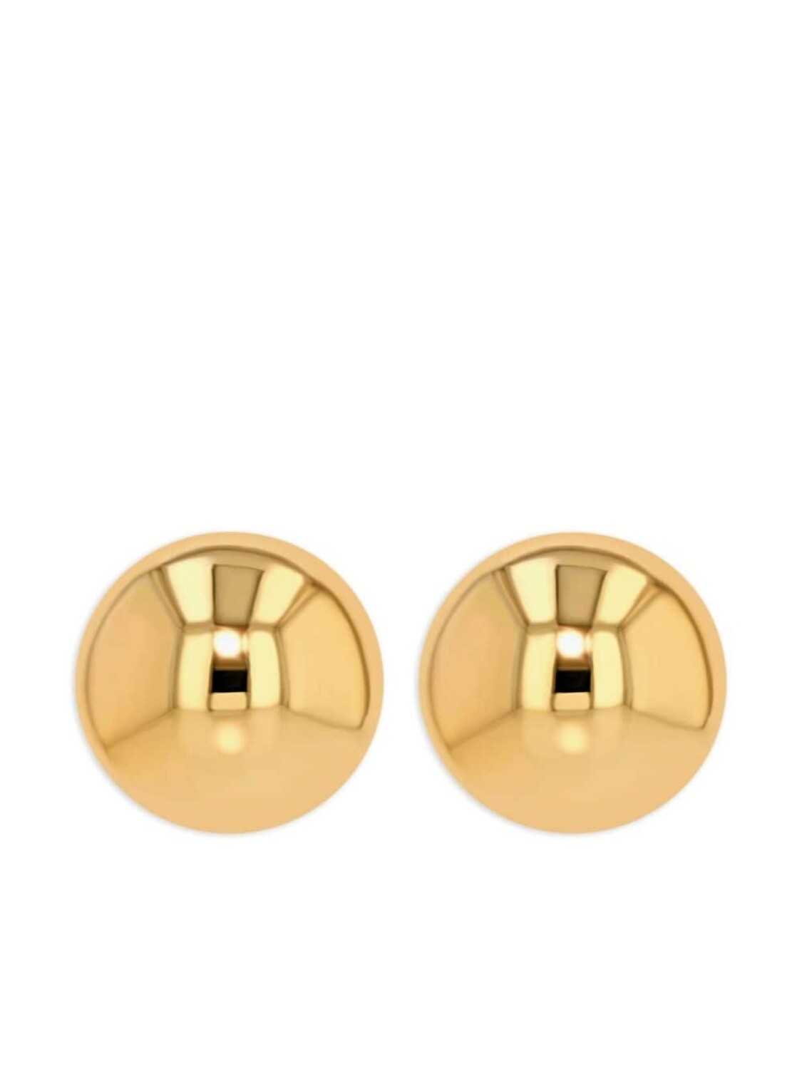 

Большие серьги Dome из желтого золота 14 карат ANINE BING, золотой