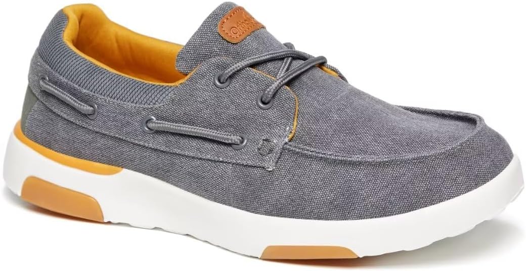 

Мужские ортопедические слипоны OrthoComfoot: повседневные холщовые лоферы при плантарном фасциите с поддержкой свода стопы, удобная ортопедическая обувь для облегчения боли в ногах и пятках, серый