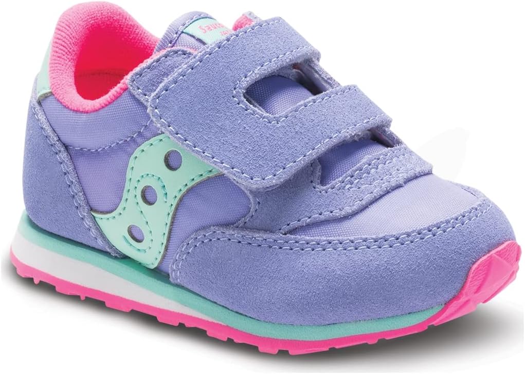 Кроссовки Saucony Unisex-Child Originals Jazz на липучке (для малышей/детей младшего возраста), Periwinkle — фото 3