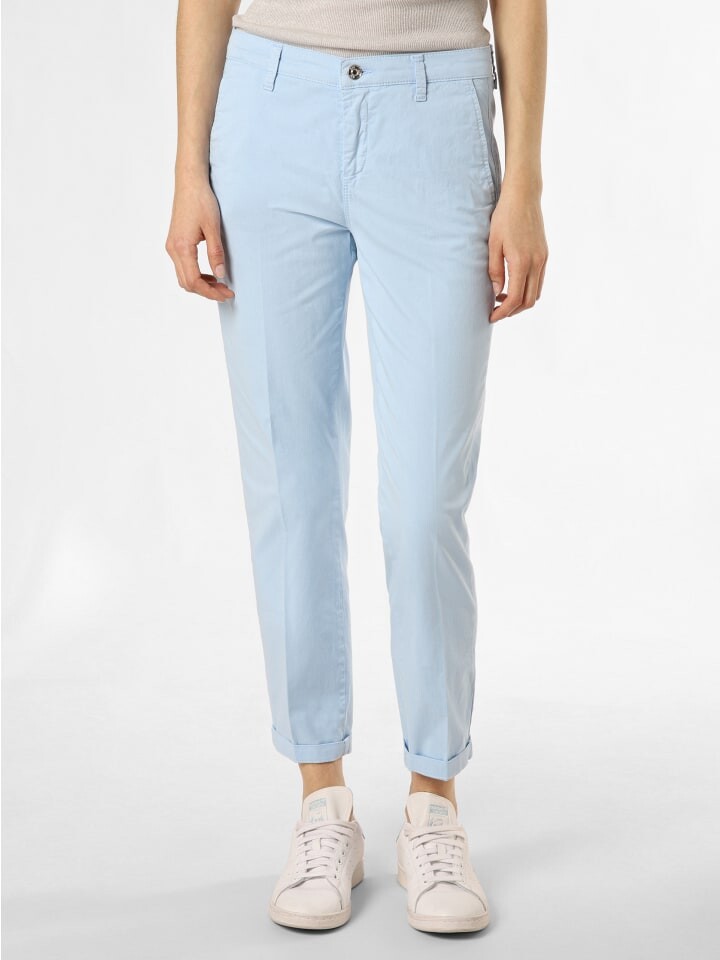 

Тканевые брюки MAC HOSEN Hose Chino, светло-синий