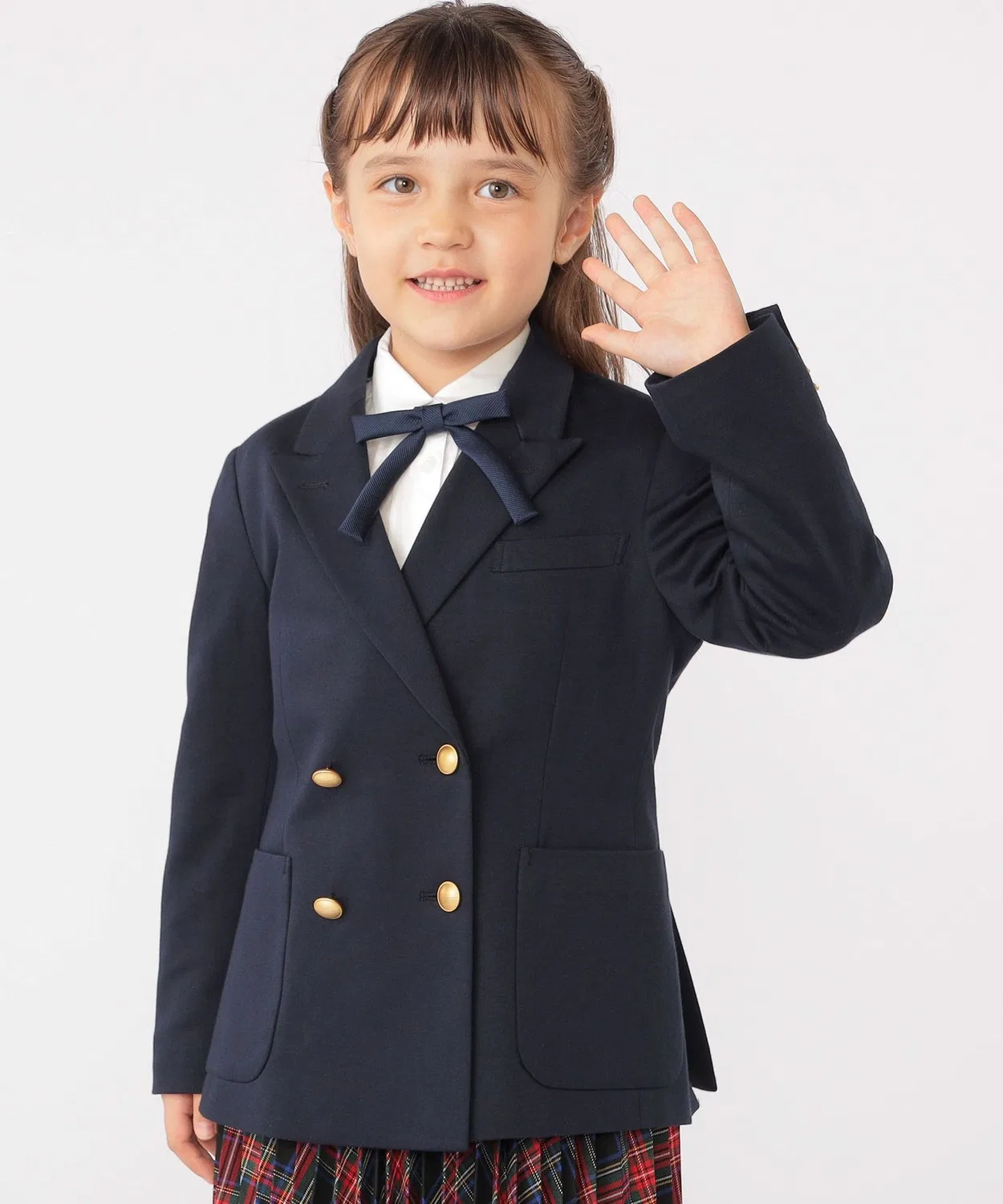 Двубортный пиджак SHIPS KIDS, хлопок, 110-130 см, тёмно-синий — фото 3