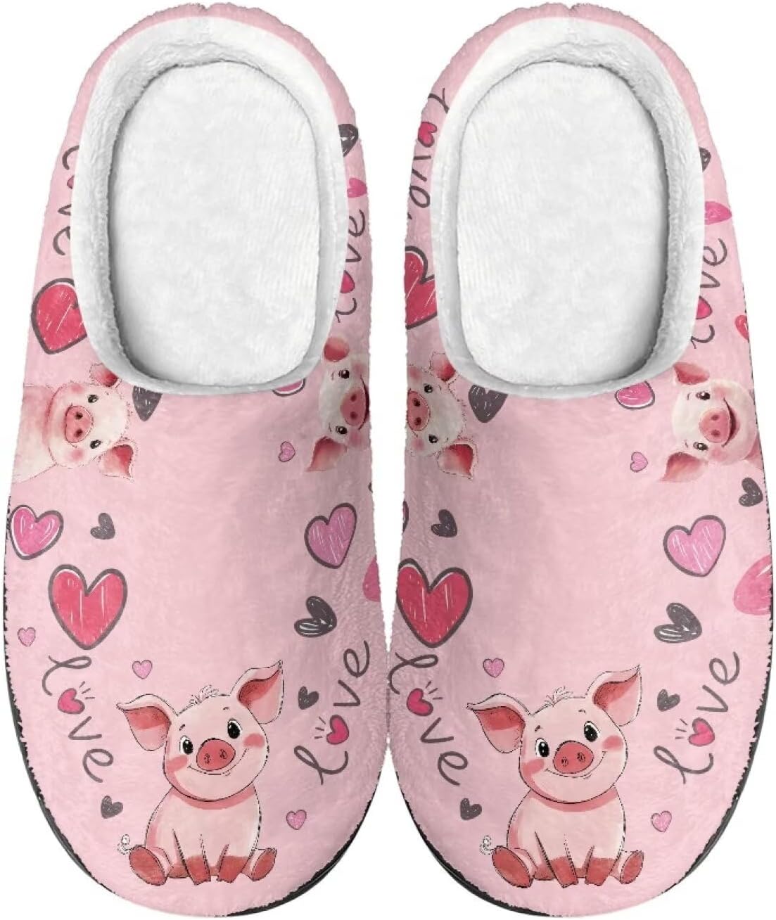 

Мужские и женские нескользящие тапочки, теплые мягкие уютные тапочки из фланели, домашняя обувь для спальни и улицы, размеры 2-12 Zcfygdx, розовый
