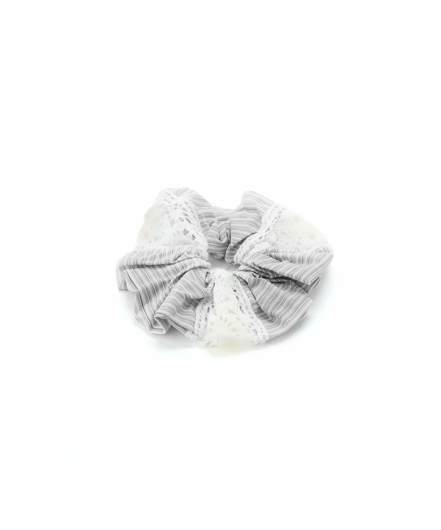Резинка для волос в полоску Casselini, black